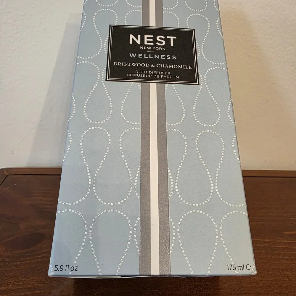 New Nest wellness driftwood/chamomile reed diffuser